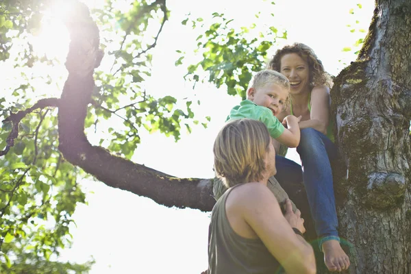 Familia Jardín — Foto de Stock