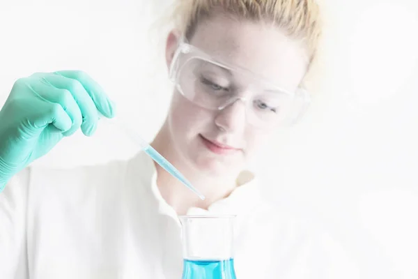 Scientist Working Lab — Stock Photo, Image