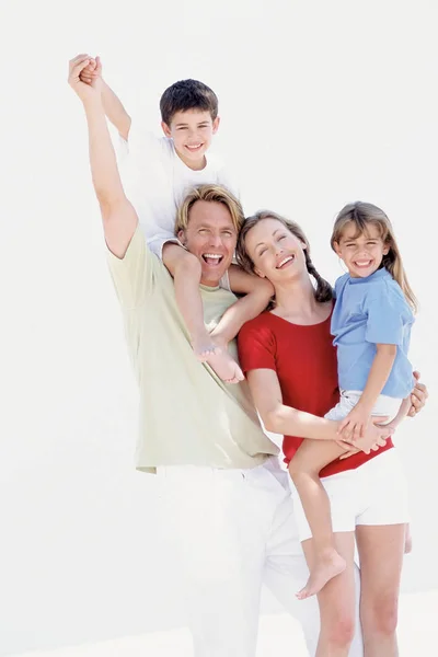 Portrait Happy Family — Stock Photo, Image