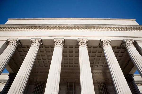 Edificio Neoclassico Con Colonne Philadelphia Stati Uniti America — Foto Stock