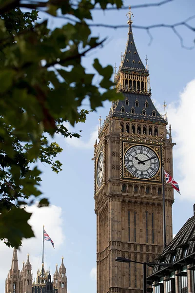 빅 벤 시계탑, 웨스트민스터, 런던 — 스톡 사진