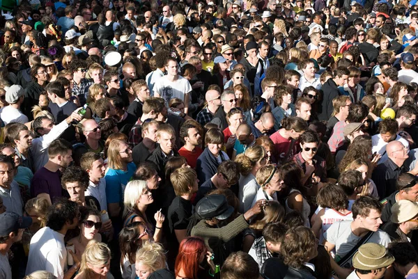 Multitudes Notting Hill Carnival Londres —  Fotos de Stock