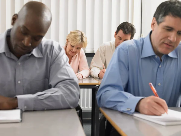 Studenti Maturi Una Lezione — Foto Stock