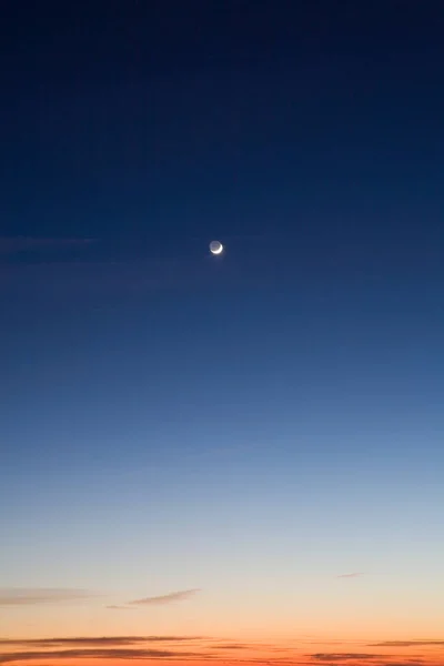 Hold az égen — Stock Fotó
