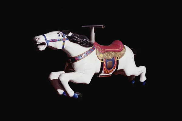 Horse toy ride for children — Stockfoto