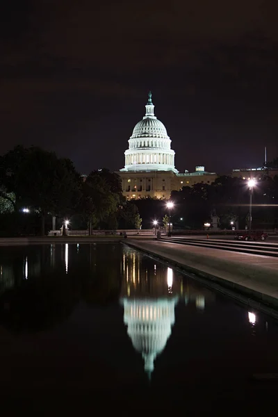 Förenta Staternas Huvudstad Natten Washington Usa — Stockfoto