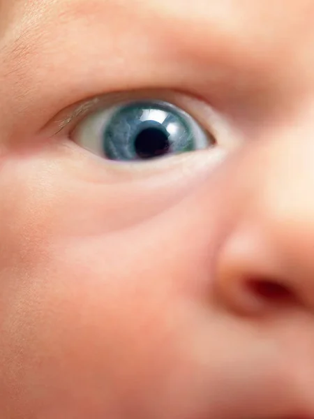 Μάτι Του Μωρού Κοντινό Πλάνο — Φωτογραφία Αρχείου