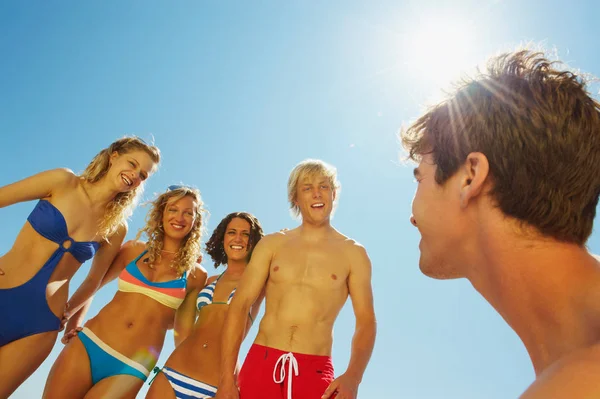 Group Young People Swim Wear — Stock Photo, Image