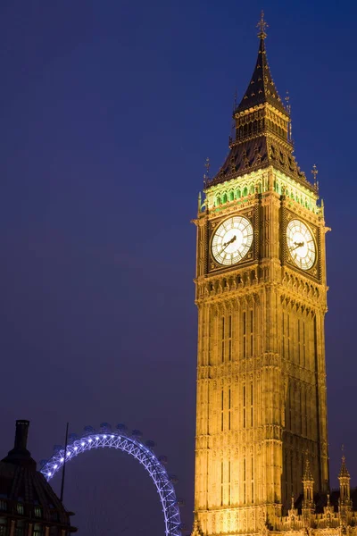 Big Ben London Eye — Foto Stock