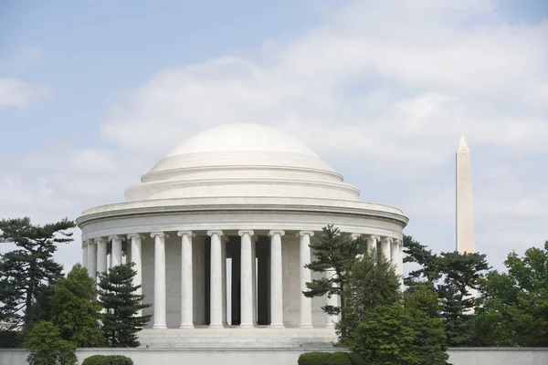 Jefferson Denkmal Über Dem Himmel — Stockfoto