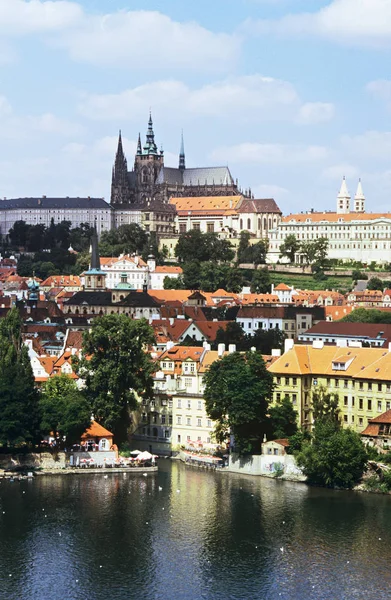 Prague Castle Blue Sky — Stock Photo, Image