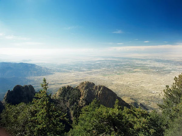 Vista Albuquerque Sandia Crest — Foto Stock