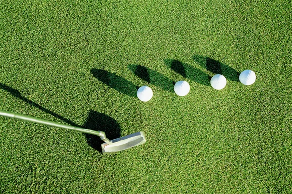 Golfbot Labdák — Stock Fotó