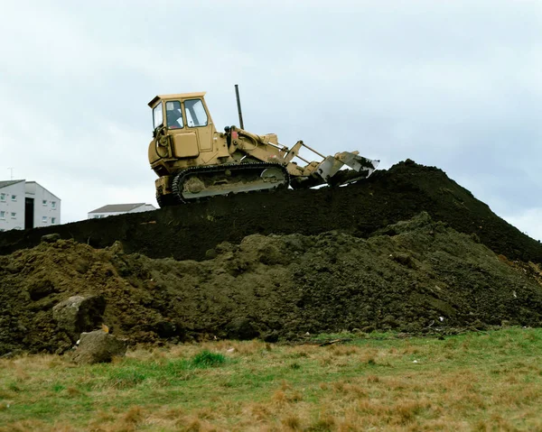 Vehículo Trabajo Vista Tractor — Foto de Stock