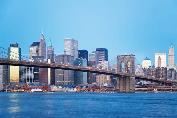 Бруклінський Міст Нью Йорк — стокове фото