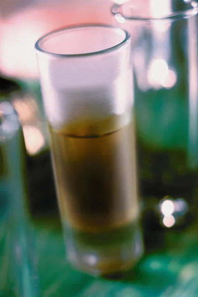 Grappa Drinking Glasses Close — Stock Photo, Image