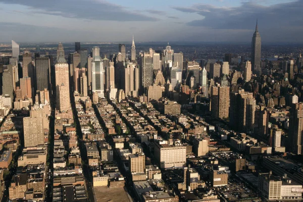 New York Panorama Selektivní Zaměření — Stock fotografie