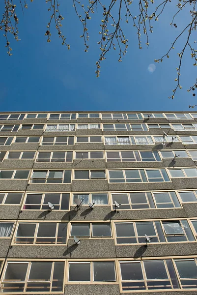 Tower Block Heygate Estate South London — 스톡 사진
