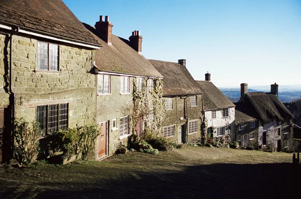 Gouden Heuvel Shaftesbury Dorset — Stockfoto