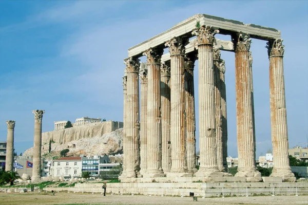 奥林匹斯宙斯神庙 希腊雅典 — 图库照片