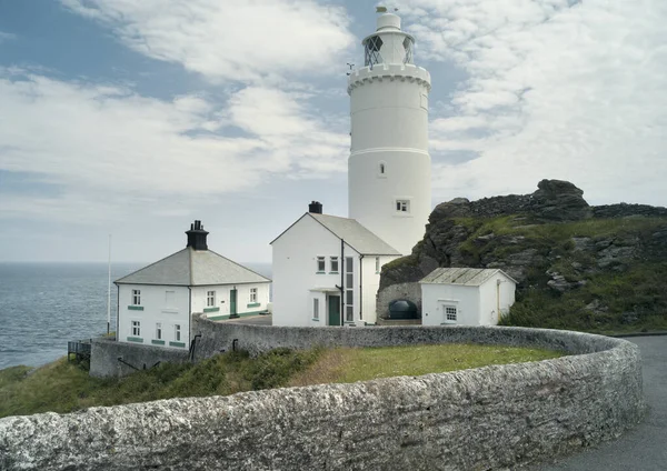 Start Point Lighthouse Devon Anglie — Stock fotografie