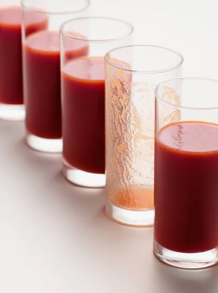 トマト ジュースのグラス — ストック写真