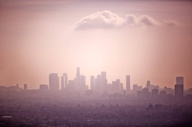 Skyline, Los Angeles, California, USA clipart