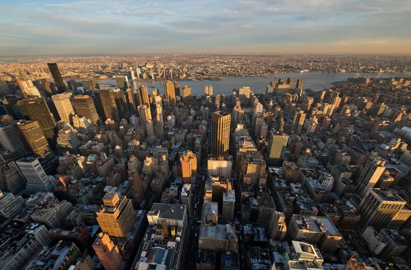 Pohled Manhattan New York City Usa — Stock fotografie