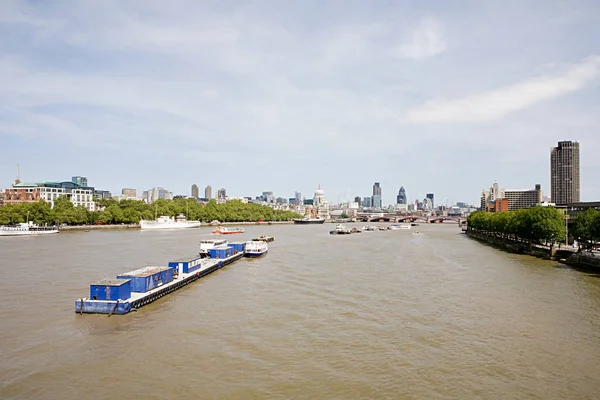 Fiume Tamigi Londra — Foto Stock
