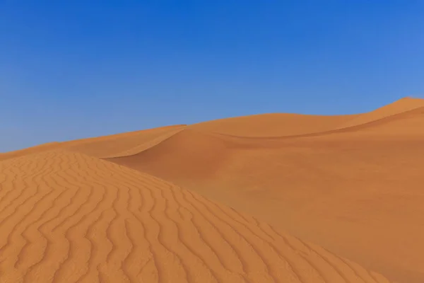 Dunes Sable Dans Désert Dubaï Émirats Arabes Unis — Photo