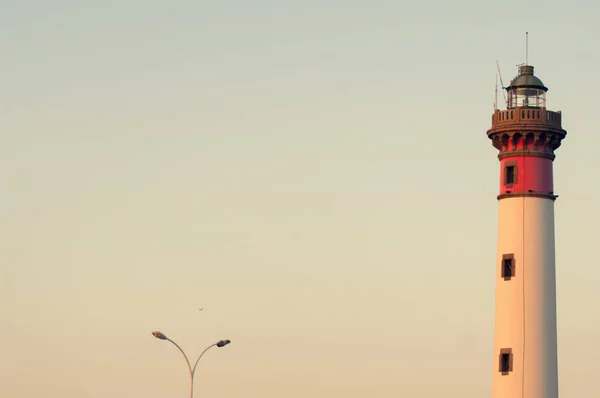 Leuchtturm Ouistreham Frankreich — Stockfoto