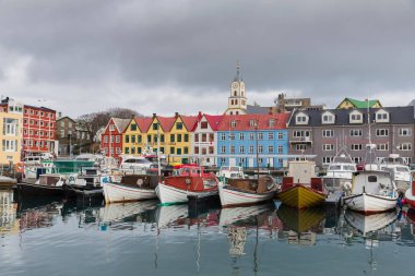 Harbour, Torshavn, Faroe Islands clipart