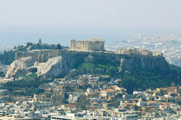 希腊雅典的雅典卫城 — 图库照片