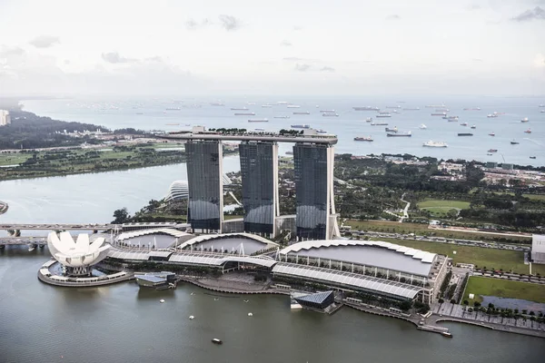 新加坡Marina Bay Sands酒店 — 图库照片