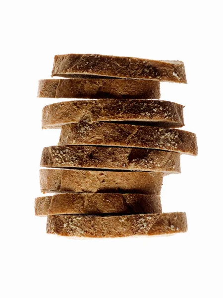 Oito fatias de pão — Fotografia de Stock