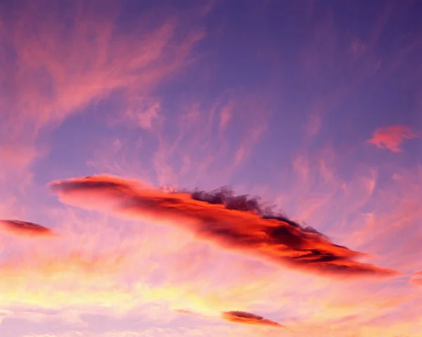 Clouds Atardecer — Foto de Stock