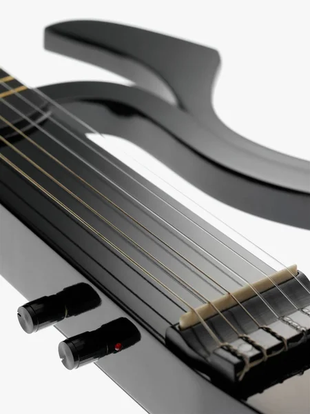 Guitarra Eléctrica Primer Plano —  Fotos de Stock