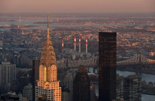Pohled Budovu Chrysler Manhattanu New York City Usa — Stock fotografie