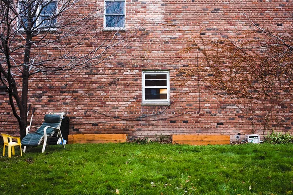 Brick Apartment Brooklyn Nova Iorque Estados Unidos América — Fotografia de Stock