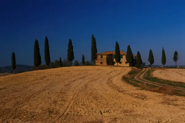 Exterior Villa Field — Stock Photo, Image