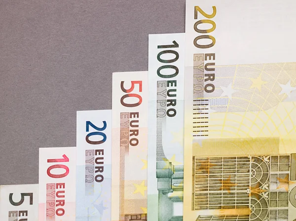 Banknoty Euro Zamknięcie — Zdjęcie stockowe