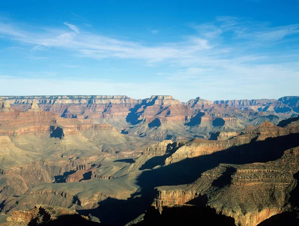 Grand Canyon Sopra Cielo Blu — Foto Stock