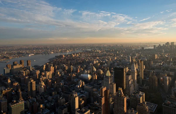 Vista de Manhattan, ciudad de Nueva York, EE.UU. — Foto de Stock