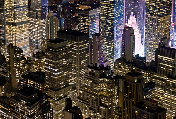 Вид на Манхеттен, Нью-Йорк, США — стокове фото