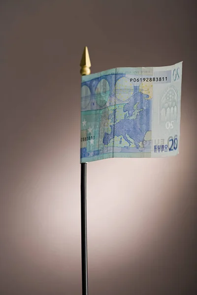 Vlajky Eurobankovek Zavřít — Stock fotografie