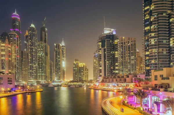 Rascacielos Dubai Marina Dubai Emiratos Árabes Unidos — Foto de Stock