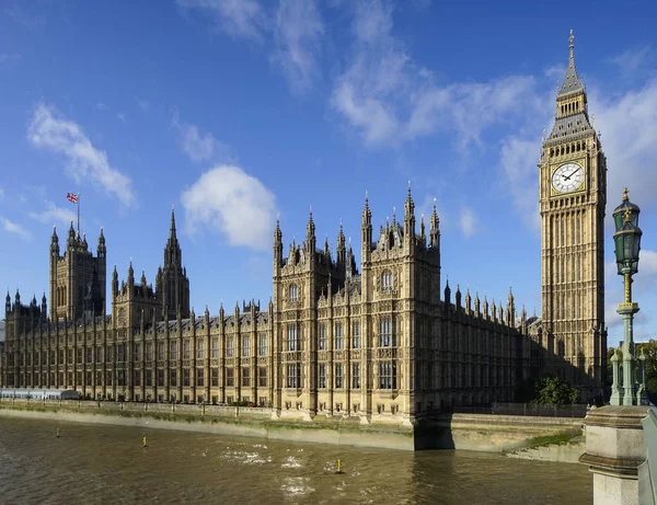 Domy Parlamentu Londyn Anglia Wielka Brytania — Zdjęcie stockowe