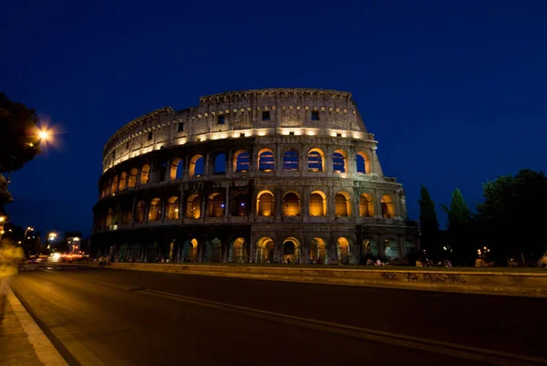 Colisée Rome Nuit — Photo