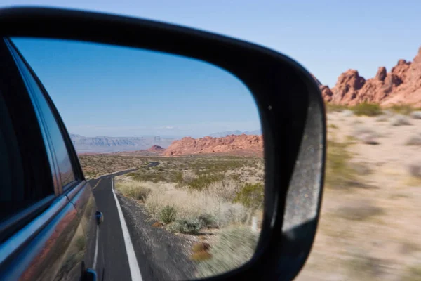 View Wing Mirror — Stock Photo, Image