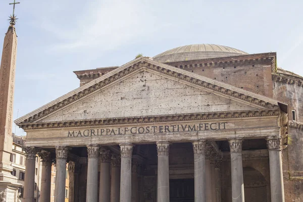 Pantheon Rom Italien — Stockfoto